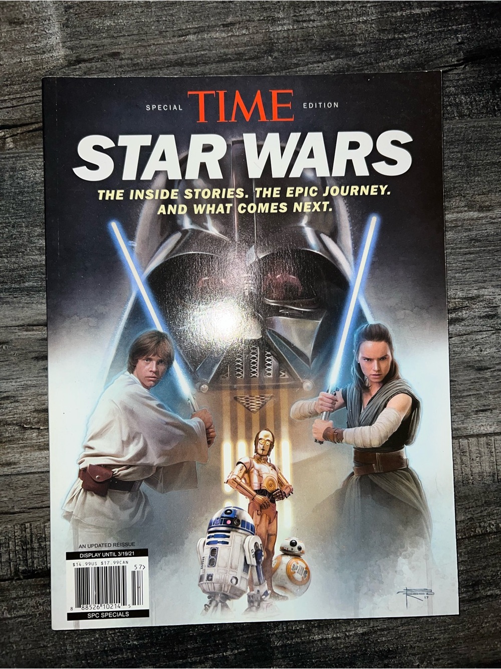 TIME Special Edition: STAR WARS Magazine - Black, White & Blue Cover